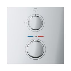 Grohe Allure Thermostat mit 1 Absperrventil chrom 19380002... GROHE-19380002 4005176513190 (Abb. 1)