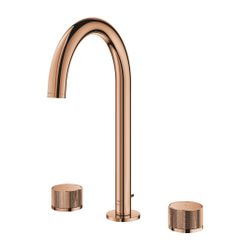 Grohe Atrio PC 3-Loch-Waschtischbatterie Warm Sunset Knopfbetätigung, Zugstangen-Garnit... GROHE-20595DA0 4005176511172 (Abb. 1)