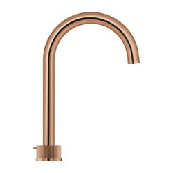 Grohe Atrio PC 3-Loch-Waschtischbatterie Warm Sunset Knopfbetätigung, Zugstangen-Garnit... GROHE-20595DA0 4005176511172 (Abb. 1)