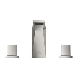 Grohe Allure Brilliant 3-Loch-Waschtischbatterie, Supersteel, flacher Auslauf... GROHE-20626DC0 4005176760150 (Abb. 1)