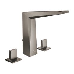 Grohe Allure Brilliant 3-Loch-Waschtischbatterie, Hard Graphite gebürstet, Garnitur 1 1... GROHE-20627AL0 4005176760181 (Abb. 1)