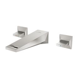 Grohe Allure Brilliant 3-Loch-Waschtisch-Wandbatterie Supersteel, Ausladung 161mm, Fert... GROHE-20628DC0 4005176760235 (Abb. 1)