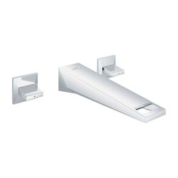 Grohe Allure Brilliant 3-Loch-Waschtisch-Wandbatterie Chrom, Ausladung 210mm, Fertigmon... GROHE-20629000 4005176760242 (Abb. 1)