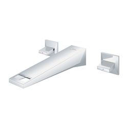 Grohe Allure Brilliant 3-Loch-Waschtisch-Wandbatterie Chrom, Ausladung 210mm, Fertigmon... GROHE-20629000 4005176760242 (Abb. 1)