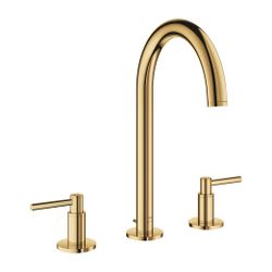 Grohe Atrio 3-Loch-Waschtischbatterie Cool Sunrise, Rohrauslauf, mit Hebelgriffen, 1 1/... GROHE-20649GL0 4005176762994 (Abb. 1)