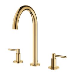 Grohe Atrio 3-Loch-Waschtischbatterie Cool Sunrise, Rohrauslauf, mit Hebelgriffen, 1 1/... GROHE-20649GL0 4005176762994 (Abb. 1)