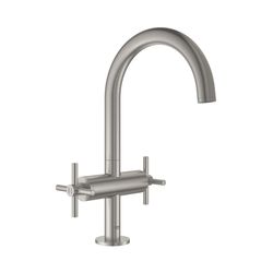 Grohe Atrio Waschtisch-Einlochbatterie 1/2" L-Size supersteel 21019DC3... GROHE-21019DC3 4005176455230 (Abb. 1)