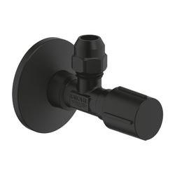 Grohe Eckventil Phantom Black, langer Schubschaft, Schubrosette, Wandanschluss 1/2", Ab... GROHE-22074KF0 4005176782640 (Abb. 1)