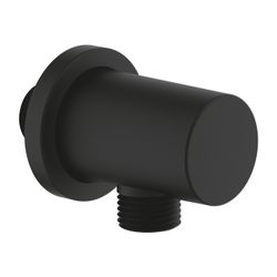 Grohe Rainshower Wandanschlussbogen runde Rosette Phantom Black, Außengewinde 1/2", mit... GROHE-22118KF0 4005176782503 (Abb. 1)