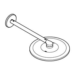 Grohe Rainshower SmartActive 310 Kopfbrauseset, Phantom Black, 2 Strahlarten, Brausearm... GROHE-22123KF0 4005176782572 (Abb. 1)