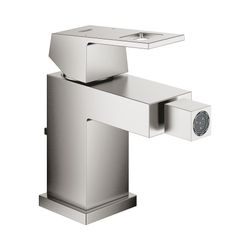 Grohe Eurocube Einhand-Bidetbatterie 1/2" supersteel 23138DC0... GROHE-23138DC0 4005176525032 (Abb. 1)