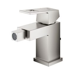 Grohe Eurocube Einhand-Bidetbatterie 1/2" supersteel 23138DC0... GROHE-23138DC0 4005176525032 (Abb. 1)