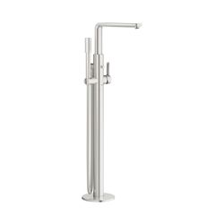 Grohe Lineare Einhand-Wannenbatterie 1/2" Bodenmontage supersteel 23792DC1... GROHE-23792DC1 4005176412837 (Abb. 1)