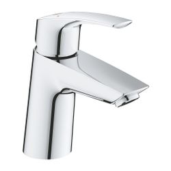 Grohe Eurosmart Einhand-Waschtischbatterie, S-Size, geneigt Version, Chrom, glatter Kör... GROHE-23968003 4005176611575 (Abb. 1)