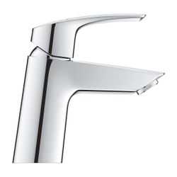 Grohe Eurosmart Einhand-Waschtischbatterie, S-Size, geneigt Version, Chrom, glatter Kör... GROHE-23968003 4005176611575 (Abb. 1)