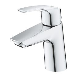 Grohe Eurosmart Einhand-Waschtischbatterie, S-Size, geneigt Version, Chrom, glatter Kör... GROHE-23968003 4005176611575 (Abb. 1)