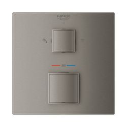 Grohe Grohtherm Cube Thermostat 2-Wege-Umstellung für mehrere Brause hard graphite gebü... GROHE-24154AL0 4005176585920 (Abb. 1)