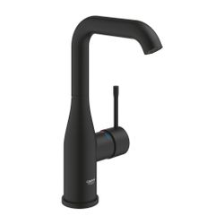 Grohe Essence 1-Loch-Einhand-Waschtischbatterie L-Size, Phantom Black, glatter Körper, ... GROHE-24177KF1 4005176782350 (Abb. 1)