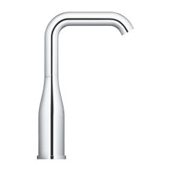 Grohe Essence 1-Loch-Einhand-Waschtischbatterie L-Size, Chrom, Push-Open-Garnitur, schw... GROHE-24182001 4005176698484 (Abb. 1)