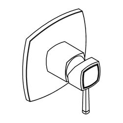 Grohe Grandera 1-Loch-Einhand-Brausebatterie Chrom, Fertigmontageset für Rapido SmartBo... GROHE-24259000 4005176758348 (Abb. 1)
