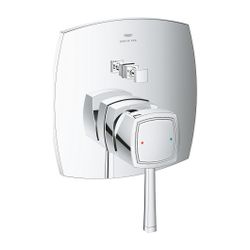 Grohe Grandera 1-Loch-Einhand-Wannenbatterie Chrom, Fertigmontageset für Rapido SmartBo... GROHE-24260000 4005176758362 (Abb. 1)