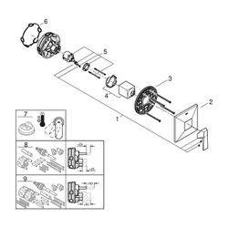 Grohe Allure Brilliant Einhand-Brausebatterie Chrom, Fertigmontageset für Rapido SmartB... GROHE-24277000 4005176759918 (Abb. 1)
