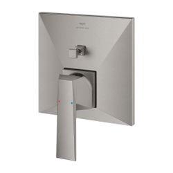 Grohe Allure Brilliant Einhand-Wannenbatterie Supersteel, Wandmontage, Fertigmontageset... GROHE-24279DC0 4005176759963 (Abb. 1)