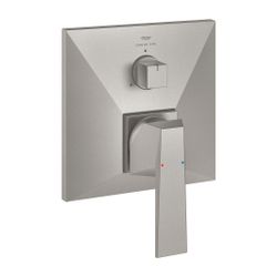 Grohe Allure Brilliant Einhandbatterie Supersteel, mit 3-Wege-Umstellung, Fertigmontage... GROHE-24340DC0 4005176759994 (Abb. 1)