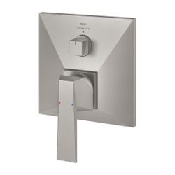 Grohe Allure Brilliant Einhandbatterie Supersteel, mit 3-Wege-Umstellung, Fertigmontage... GROHE-24340DC0 4005176759994 (Abb. 1)