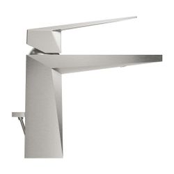 Grohe Allure Brilliant 1-Loch-Waschtischbatterie Einhand M-Size Supersteel, 1 1/4" Zugs... GROHE-24341DC0 4005176759680 (Abb. 1)
