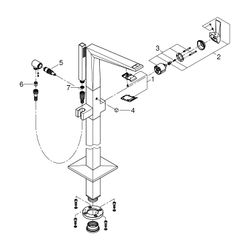 Grohe Allure Brilliant Einhand-Wannenbatterie Chrom, Bodenmontage, Fertigmontageset für... GROHE-24348000 4005176759871 (Abb. 1)
