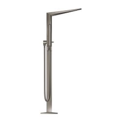 Grohe Allure Brilliant Einhand-Wannenbatterie Hard Graphite gebürstet, Bodenmontage, Fe... GROHE-24348AL0 4005176759895 (Abb. 1)