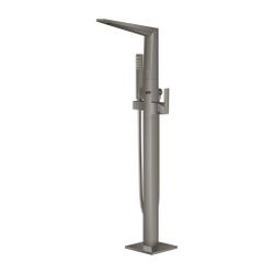 Grohe Allure Brilliant Einhand-Wannenbatterie Hard Graphite gebürstet, Bodenmontage, Fe... GROHE-24348AL0 4005176759895 (Abb. 1)