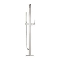 Grohe Allure Brilliant Einhand-Wannenbatterie Supersteel, Bodenmontage, Fertigmontagese... GROHE-24348DC0 4005176759901 (Abb. 1)