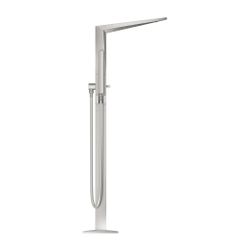 Grohe Allure Brilliant Einhand-Wannenbatterie Supersteel, Bodenmontage, Fertigmontagese... GROHE-24348DC0 4005176759901 (Abb. 1)