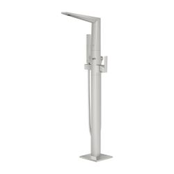 Grohe Allure Brilliant Einhand-Wannenbatterie Supersteel, Bodenmontage, Fertigmontagese... GROHE-24348DC0 4005176759901 (Abb. 1)