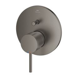 Grohe Atrio Einhand-Wannenbatterie Hard Graphite gebürstet, Fertigmontageset für Rapido... GROHE-24355AL0 4005176761614 (Abb. 1)