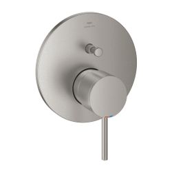 Grohe Atrio Einhand-Wannenbatterie Supersteel, Fertigmontageset für Rapido SmartBox... GROHE-24355DC0 4005176761638 (Abb. 1)