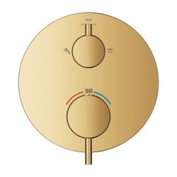 Grohe Atrio Thermostat-Brausebatterie Cool Sunrise, mit integrierter 2-Wege-Umstellung,... GROHE-24358GL0 4005176761379 (Abb. 1)