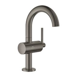 Grohe Atrio 1-Loch-Einhand-Waschtischbatterie, M-Size, Hard Graphite gebürstet, schwenk... GROHE-24363AL0 4005176760891 (Abb. 1)