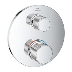 Grohe Atrio PC Thermostat-Brausebatterie Chrom mit 2-Wege-Umstellung mit Knopfbetätigun... GROHE-24396000 4005176786204 (Abb. 1)