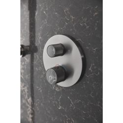 Grohe Atrio PC Thermostat-Brausebatterie Hard Graphite gebürstet mit 2-Wege-Umstellung ... GROHE-24396AL0 4005176786242 (Abb. 1)