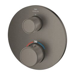 Grohe Atrio PC Thermostat-Brausebatterie Hard Graphite gebürstet mit 2-Wege-Umstellung ... GROHE-24396AL0 4005176786242 (Abb. 1)