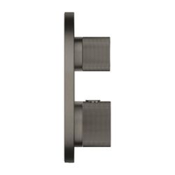 Grohe Atrio PC Thermostat-Brausebatterie Hard Graphite gebürstet mit 2-Wege-Umstellung ... GROHE-24396AL0 4005176786242 (Abb. 1)