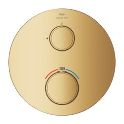 Grohe Atrio PC Thermostat-Brausebatterie Cool Sunrise mit 2-Wege-Umstellung mit Knopfbe... GROHE-24396GL0 4005176786228 (Abb. 1)