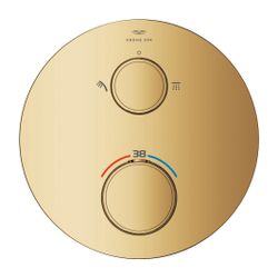 Grohe Atrio PC Thermostat-Brausebatterie Cool Sunrise mit 2-Wege-Umstellung mit Knopfbe... GROHE-24396GL0 4005176786228 (Abb. 1)