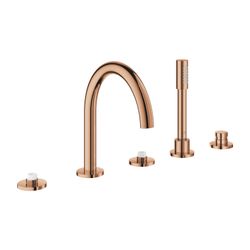 Grohe Atrio PC 5-Loch-Wannenkombination Warm Sunset für Hebelgriffe... GROHE-25224DA0 4005176508875 (Abb. 1)