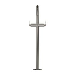 Grohe Atrio PC Wannenbatterie Hard Graphite gebürstet für Hebelgriffe, Bodenmontage, Fe... GROHE-25227AL0 4005176508318 (Abb. 1)