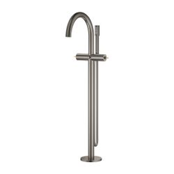 Grohe Atrio PC Wannenbatterie Hard Graphite gebürstet für Hebelgriffe, Bodenmontage, Fe... GROHE-25227AL0 4005176508318 (Abb. 1)