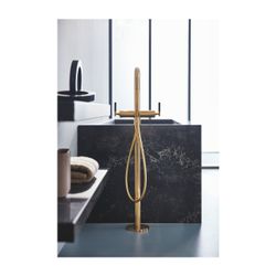 Grohe Atrio PC Wannenbatterie Cool Sunrise für Hebelgriffe, Bodenmontage, Fertigmontage... GROHE-25227GL0 4005176508196 (Abb. 1)